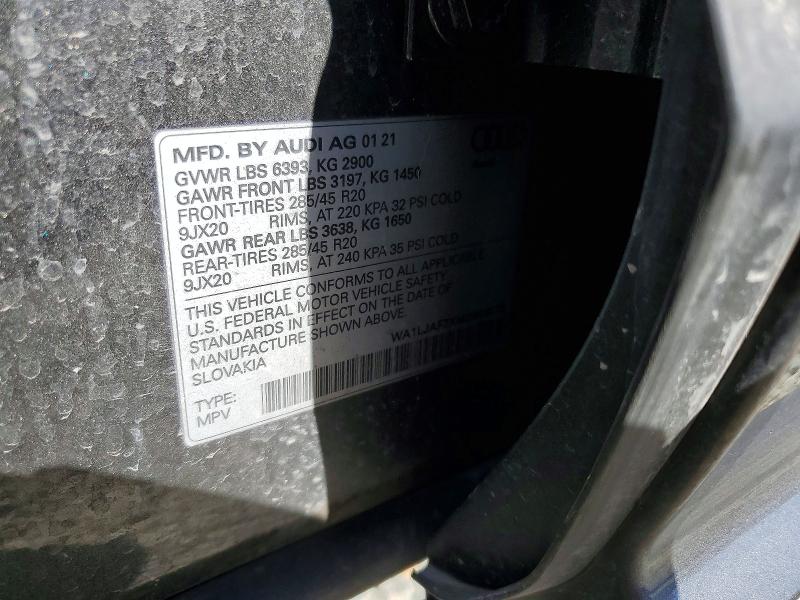 Продажа на аукционе авто 2021 Audi Q7, vin: WA1LJAF7XMD029079, номер лота: 53566866