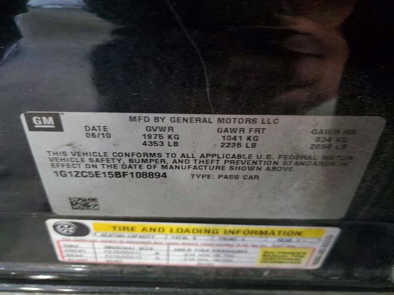 55611596 :رقم المزاد ، 1G1ZC5E15BF108894 vin ، 2011 Chevrolet Malibu مزاد بيع