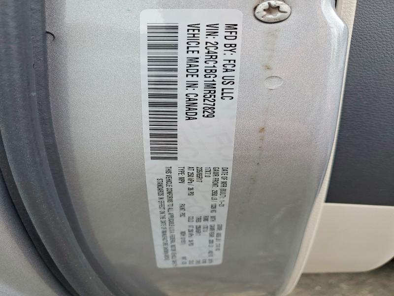 Aukcja sprzedaży 2021 Chrysler Pacifica, vin: 2C4RC1BG1MR527829, numer aukcji: 52892846