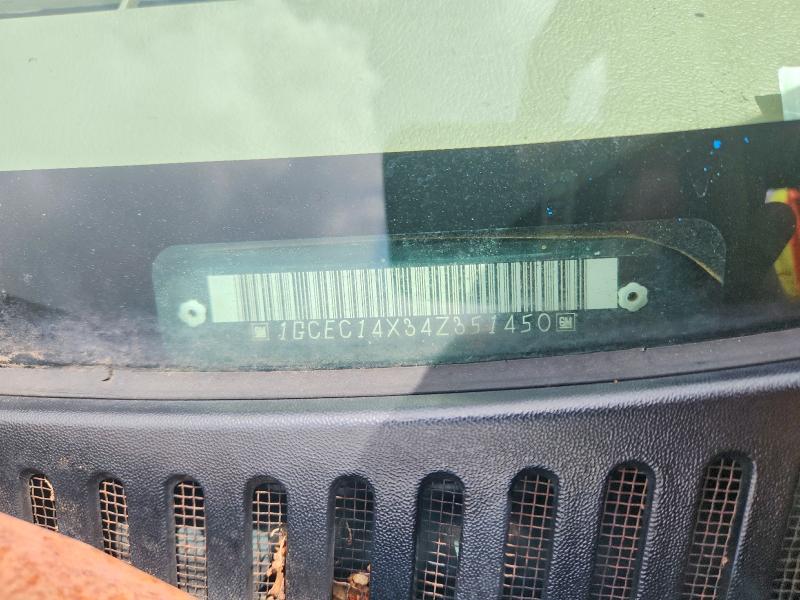 Продаж на аукціоні авто 2004 Chevrolet Silverado, vin: 1GCEC14X34Z351450, номер лоту: 53893836