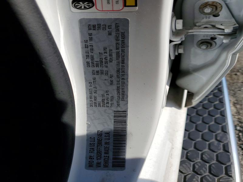 2021 Ram 1500 მანქანა იყიდება აუქციონზე, vin: 1C6SRFFT5MN514672, აუქციონის ნომერი: 47450696
