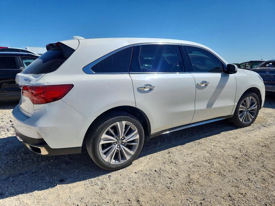 52082186 :رقم المزاد ، 5FRYD3H51HB014204 vin ، 2017 Acura Mdx مزاد بيع