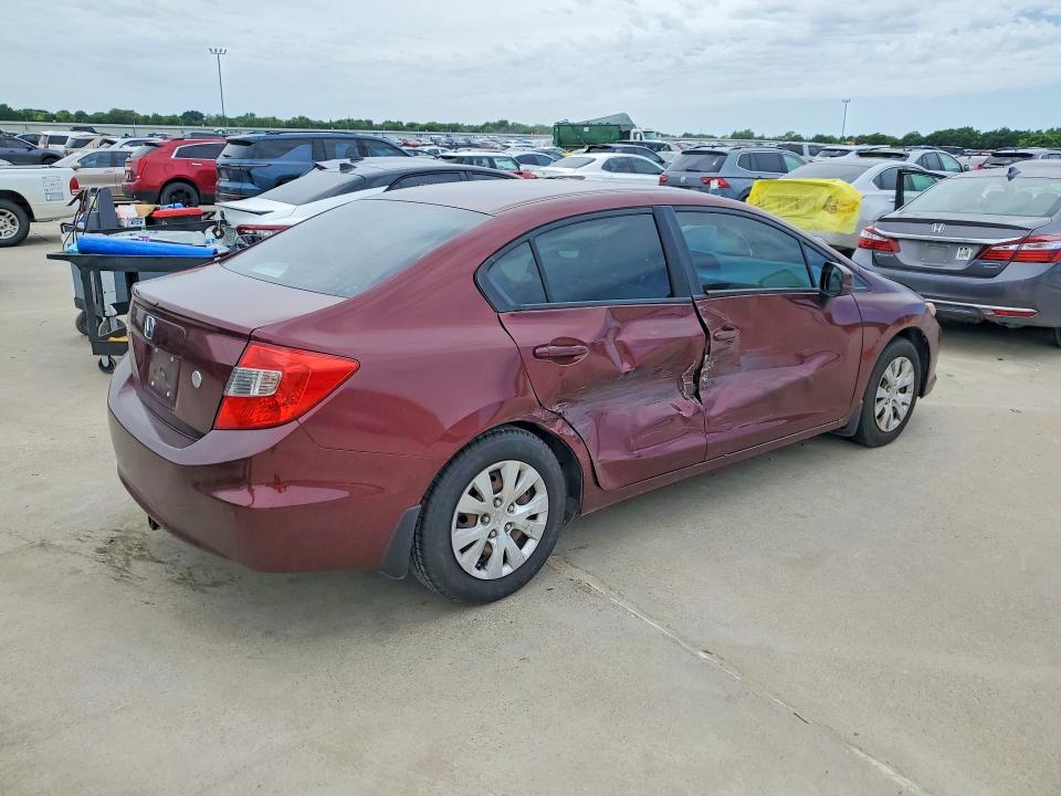 2012 Honda Civic მანქანა იყიდება აუქციონზე, vin: 2HGFB2F55CH550816, აუქციონის ნომერი: 52451726