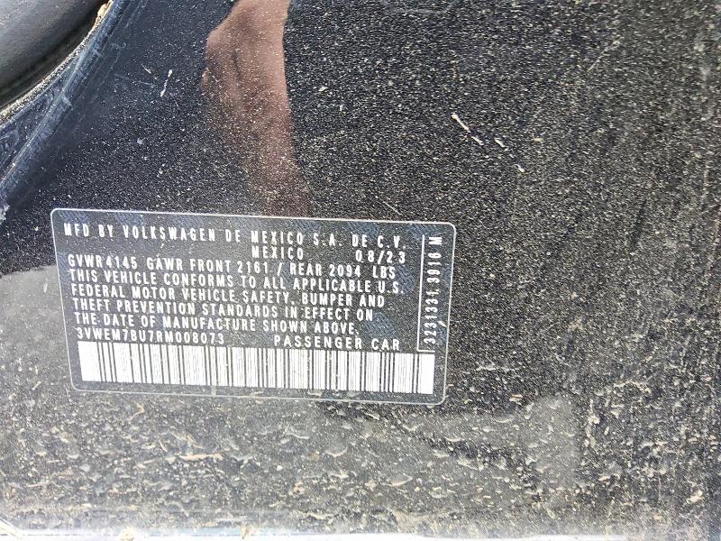 Aukcja sprzedaży 2024 Volkswagen Jetta, vin: 3VWEM7BU7RM008073, numer aukcji: 55349916