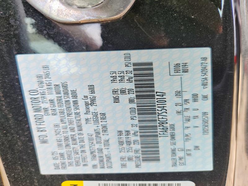 Продажа на аукционе авто 2025 Ford Mustang, vin: 1FA6P8CF7S5410147, номер лота: 54017946