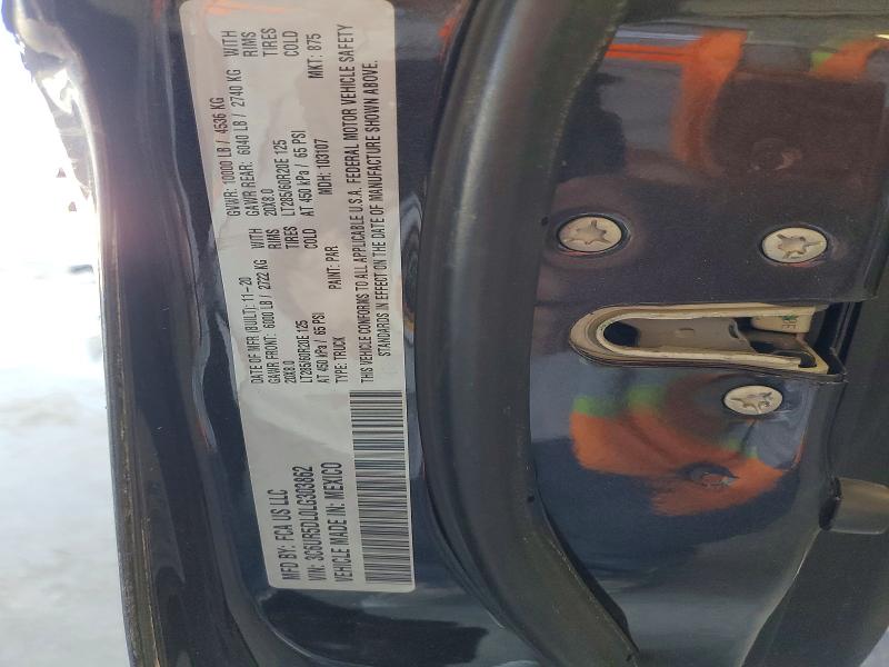 Продаж на аукціоні авто 2020 Ram 2500, vin: 3C6UR5DL0LG303862, номер лоту: 52733806
