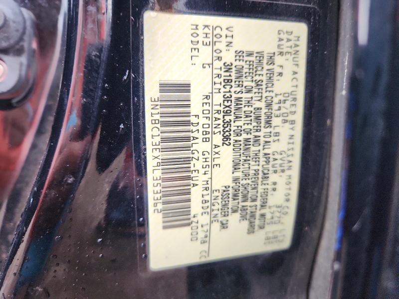 53223806 :رقم المزاد ، 3N1BC13EX9L353362 vin ، 2009 Nissan Versa مزاد بيع