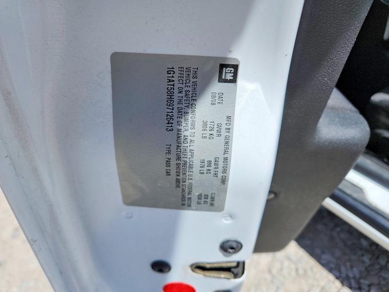 2009 Chevrolet Cobalt მანქანა იყიდება აუქციონზე, vin: 1G1AT58H697126413, აუქციონის ნომერი: 53991836