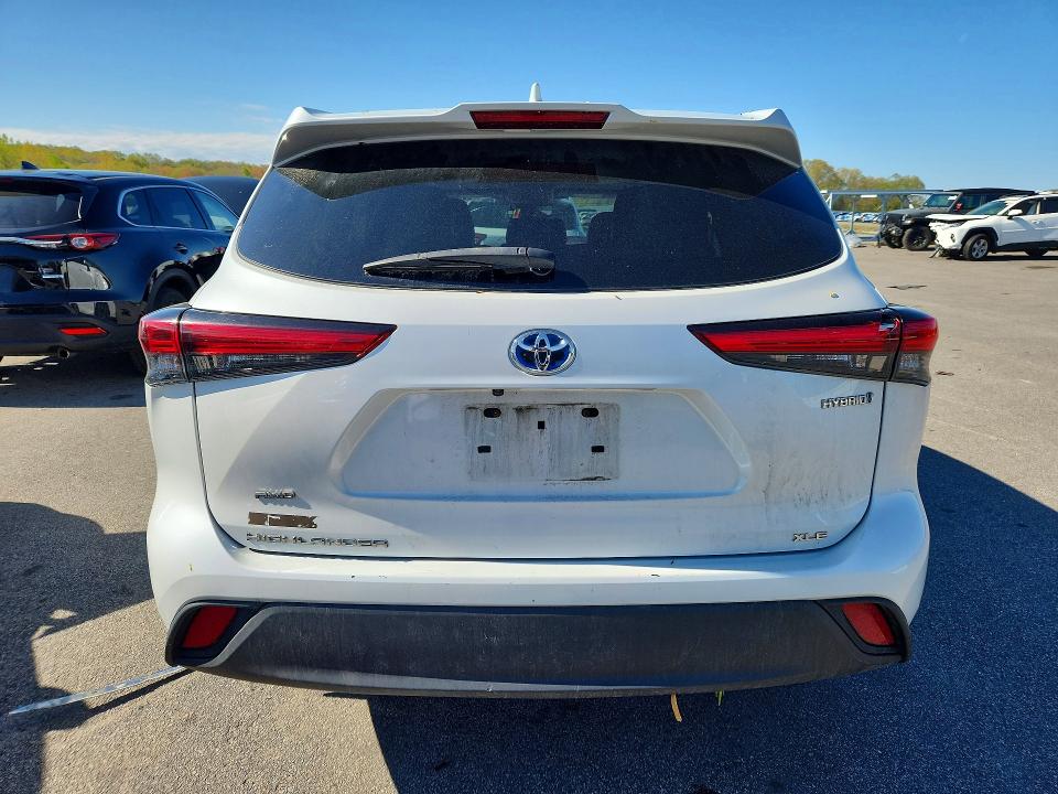51487856 :رقم المزاد ، 5TDHBRCH4NS543312 vin ، 2022 Toyota Highlander Hybrid مزاد بيع