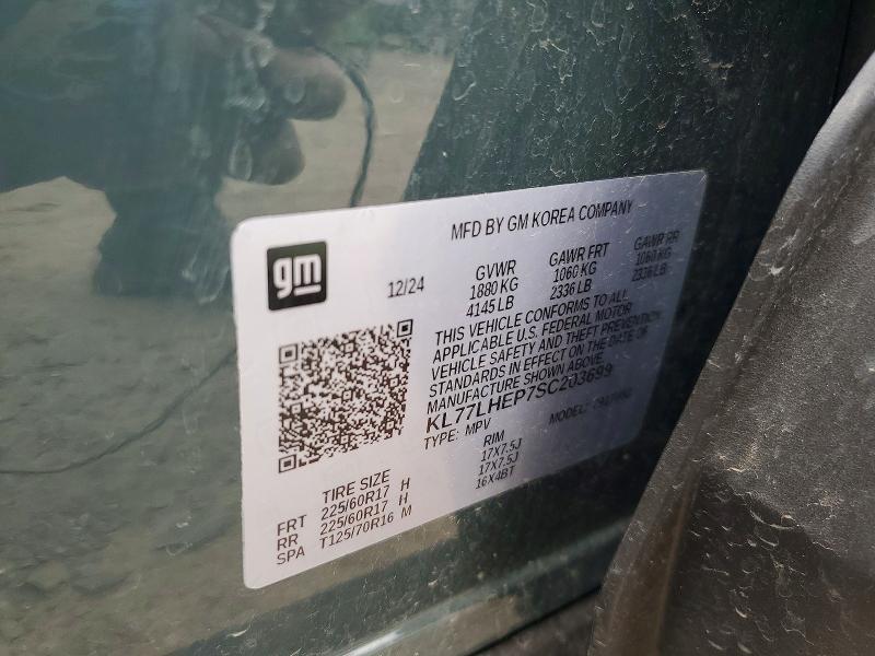 Продаж на аукціоні авто 2025 Chevrolet Trax, vin: KL77LHEP7SC203699, номер лоту: 52501346