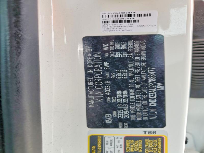 Продажа на аукционе авто 2023 Kia Soul Ev, vin: KNDJ23AU2P7888477, номер лота: 53160066