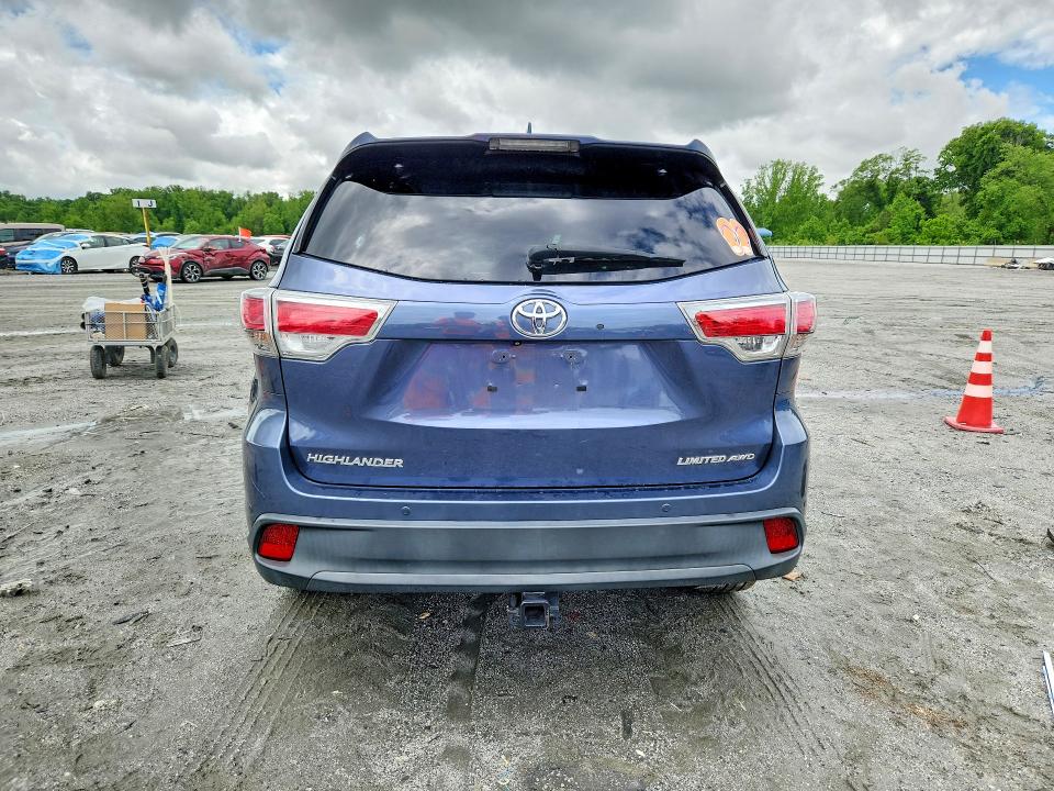 2016 Toyota Highlander მანქანა იყიდება აუქციონზე, vin: 5TDDKRFH6GS279779, აუქციონის ნომერი: 52652906