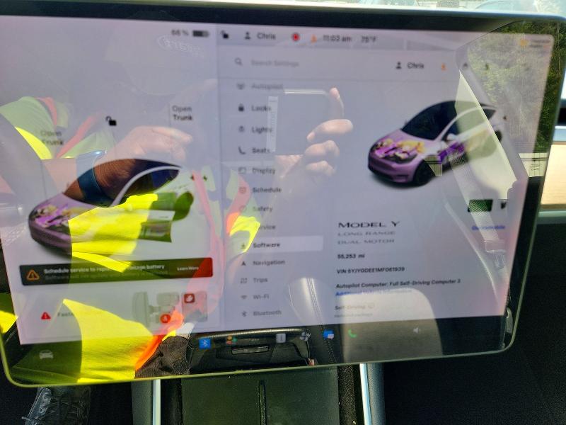 51991556 :رقم المزاد ، 5YJYGDEE1MF061939 vin ، 2021 Tesla Model Y مزاد بيع
