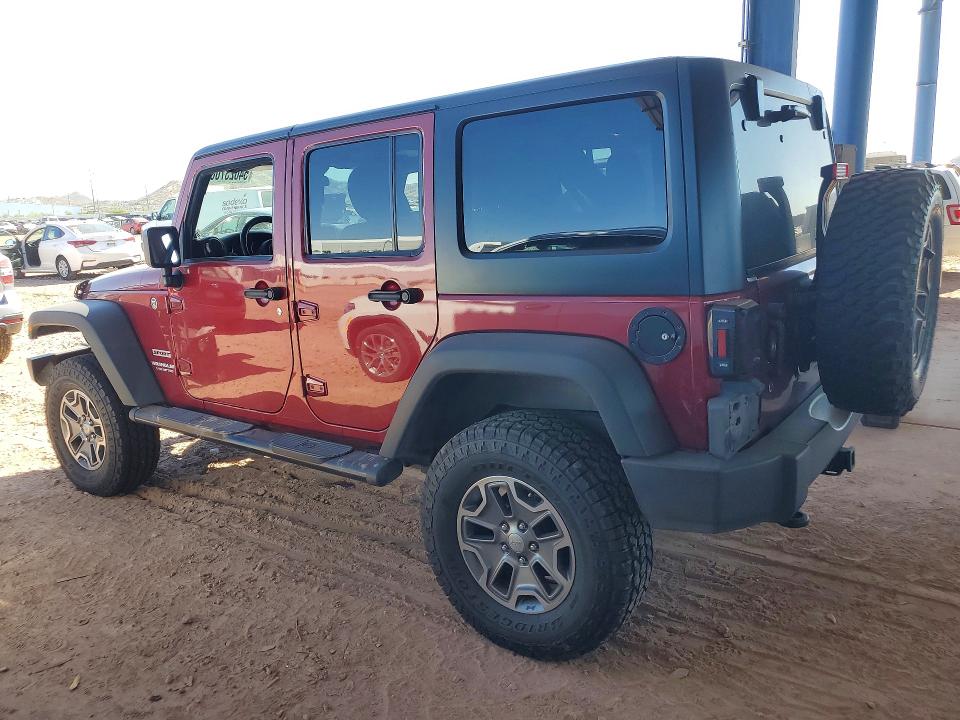 2012 Jeep Wrangler Unlimited მანქანა იყიდება აუქციონზე, vin: 1C4BJWDG6CL229298, აუქციონის ნომერი: 54023706