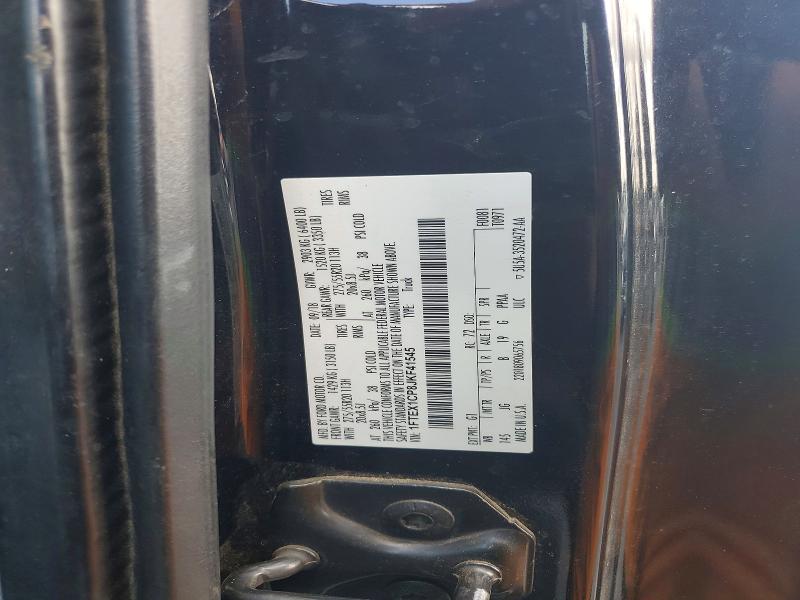 Продаж на аукціоні авто 2018 Ford F150, vin: 1FTEX1CP8JKF41545, номер лоту: 54901796