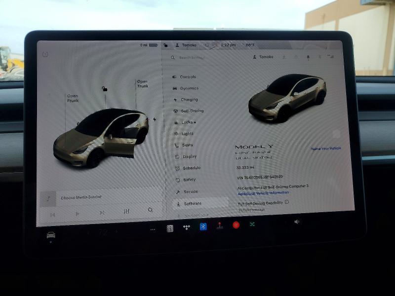 Aukcja sprzedaży 2022 Tesla Model Y, vin: 7SAYGDEE3NF340829, numer aukcji: 52040456