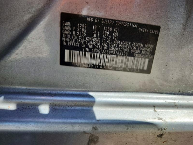 Продажа на аукционе авто 2023 Subaru Impreza, vin: 4S3GTAB69P3703408, номер лота: 53994286