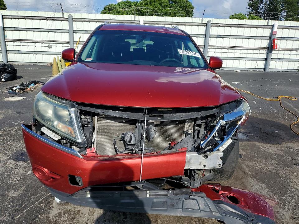 53981356 :رقم المزاد ، 5N1AR2MN0FC715066 vin ، 2015 Nissan Pathfinder مزاد بيع