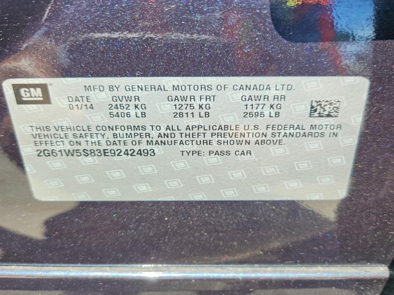 Продажа на аукционе авто 2014 Cadillac Xts, vin: 2G61W5S83E9242493, номер лота: 54539226