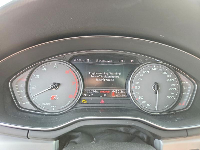 Aukcja sprzedaży 2018 Audi S4, vin: WAUB4AF42JA012480, numer aukcji: 54873856
