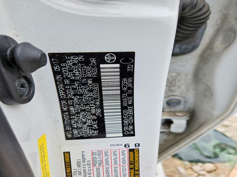 52268416 :رقم المزاد ، JTNB11HK4J3005800 vin ، 2018 Toyota Camry مزاد بيع