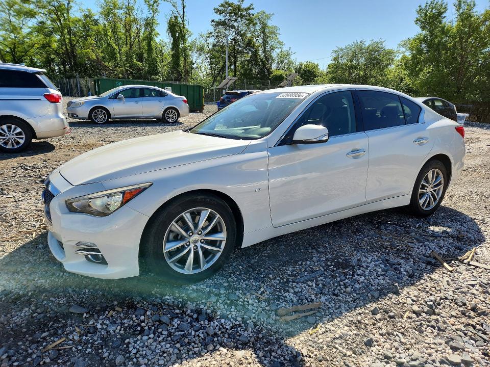 52088956 :رقم المزاد ، JN1BV7AP0EM675252 vin ، 2014 Infiniti Q50 مزاد بيع