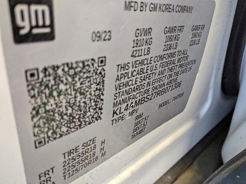 Продаж на аукціоні авто 2024 Buick Encore Gx, vin: KL4AMBS27RB071386, номер лоту: 48763236