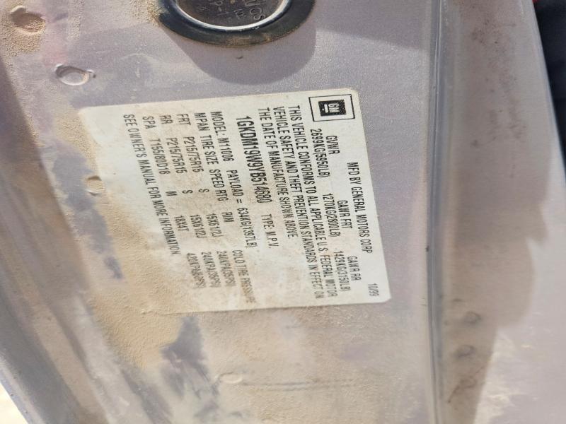 2000 Gmc Safari მანქანა იყიდება აუქციონზე, vin: 1GKDM19W9YB514680, აუქციონის ნომერი: 53539796