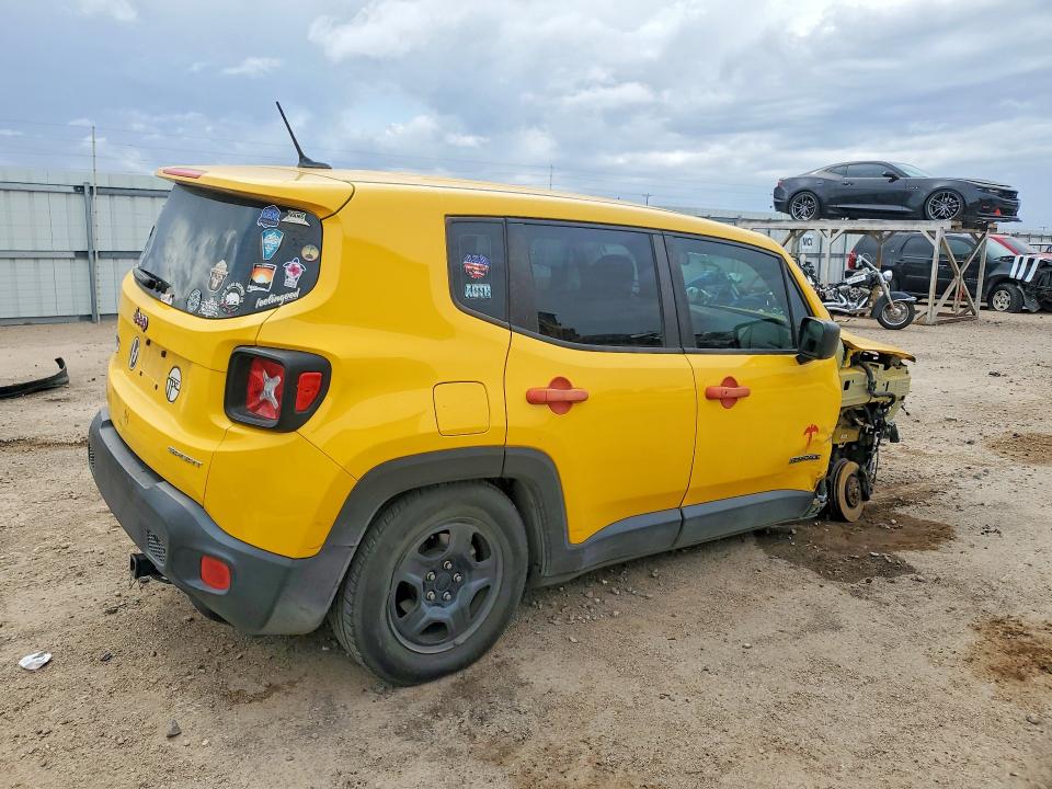 2017 Jeep Renegade მანქანა იყიდება აუქციონზე, vin: ZACCJAAB8HPE52753, აუქციონის ნომერი: 54243506