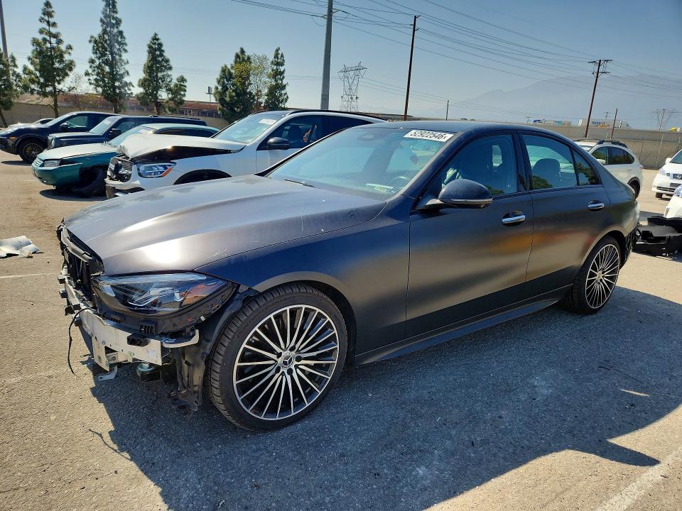 52922546 :رقم المزاد ، W1KAF4GB2RR210051 vin ، 2024 Mercedes-benz C مزاد بيع