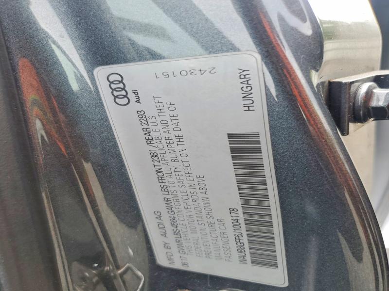 2018 Audi A3 მანქანა იყიდება აუქციონზე, vin: WAUB8GFF6J1004178, აუქციონის ნომერი: 53193346