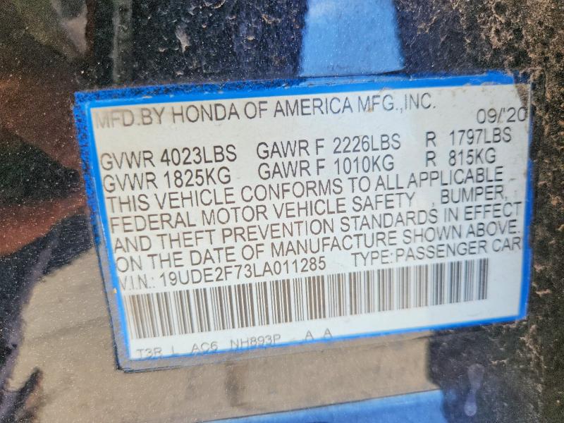 Продажа на аукционе авто 2020 Acura Ilx, vin: 19UDE2F73LA011285, номер лота: 53470676