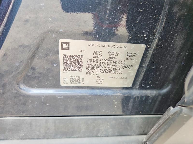 Продаж на аукціоні авто 2019 Cadillac Xt4, vin: 1GYFZFR41KF102040, номер лоту: 51371816