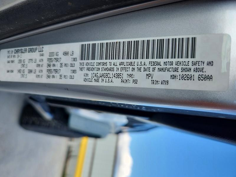 2012 Jeep Wrangler მანქანა იყიდება აუქციონზე, vin: 1C4GJWAG9CL143851, აუქციონის ნომერი: 53017666
