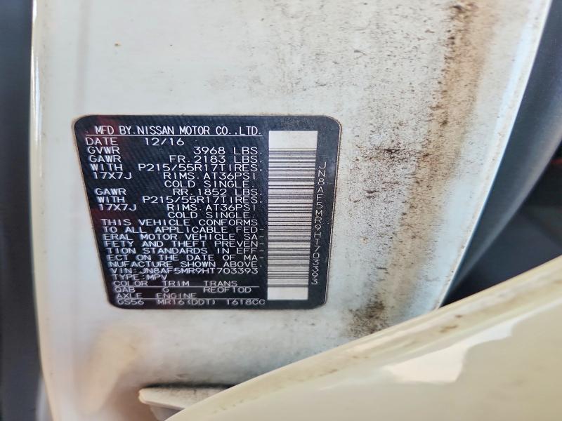 Продажа на аукционе авто 2017 Nissan Juke, vin: JN8AF5MR9HT703393, номер лота: 52035236