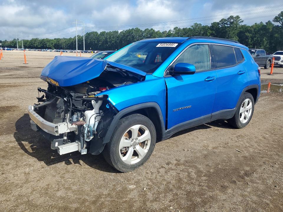 Продаж на аукціоні авто 2021 Jeep Compass, vin: 3C4NJCBB3MT604752, номер лоту: 54836866