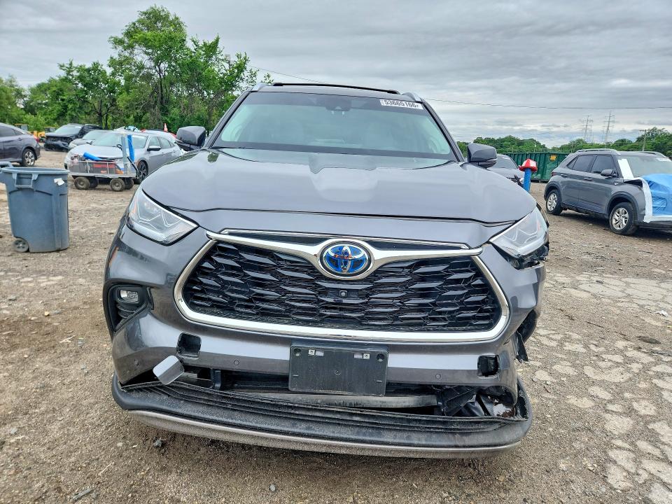 53665166 :رقم المزاد ، 5TDEBRCH6PS596986 vin ، 2023 Toyota Highlander Hybrid مزاد بيع
