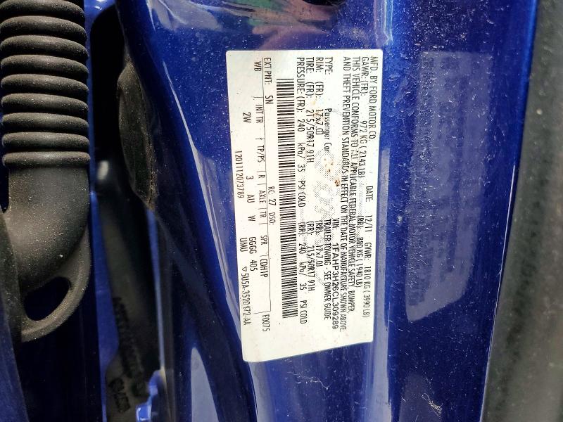 Aukcja sprzedaży 2012 Ford Focus, vin: 1FAHP3H26CL309289, numer aukcji: 54627986