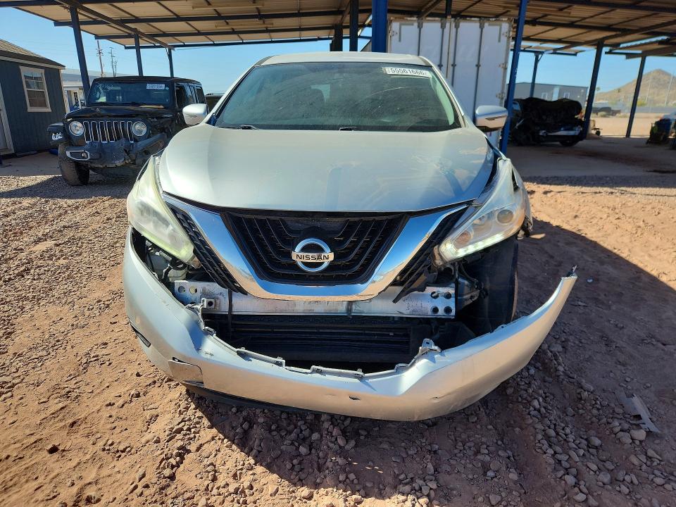 55561666 :رقم المزاد ، 5N1AZ2MG1HN175316 vin ، 2017 Nissan Murano مزاد بيع