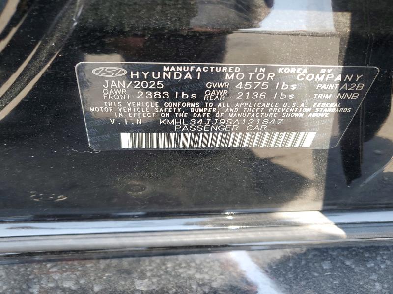 Aukcja sprzedaży 2025 Hyundai Sonata Hybrid, vin: KMHL34JJ9SA121847, numer aukcji: 53111866