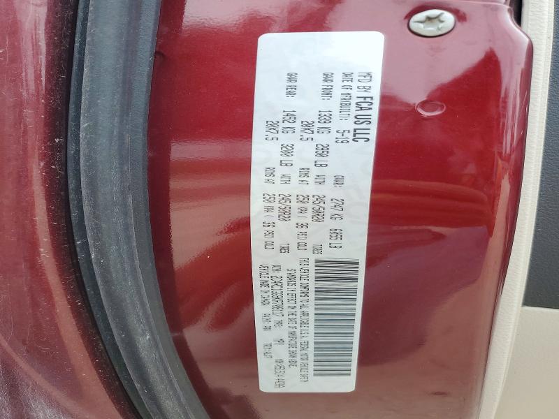 Продаж на аукціоні авто 2019 Chrysler Pacifica, vin: 2C4RC1GG9KR708117, номер лоту: 53229636