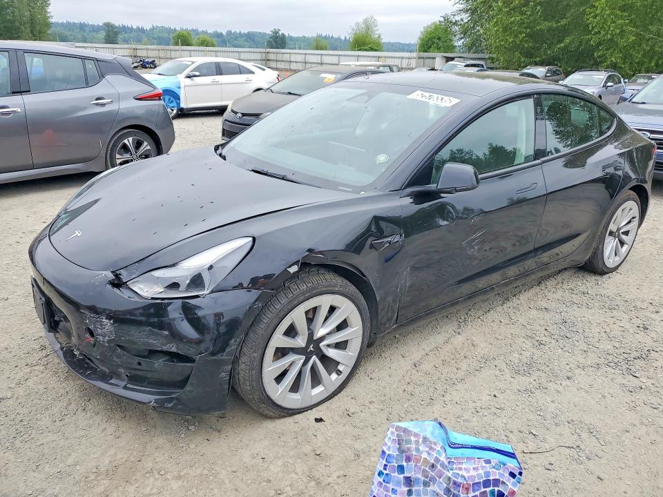 52576536 :رقم المزاد ، 5YJ3E1EA4NF286126 vin ، 2022 Tesla Model 3 مزاد بيع