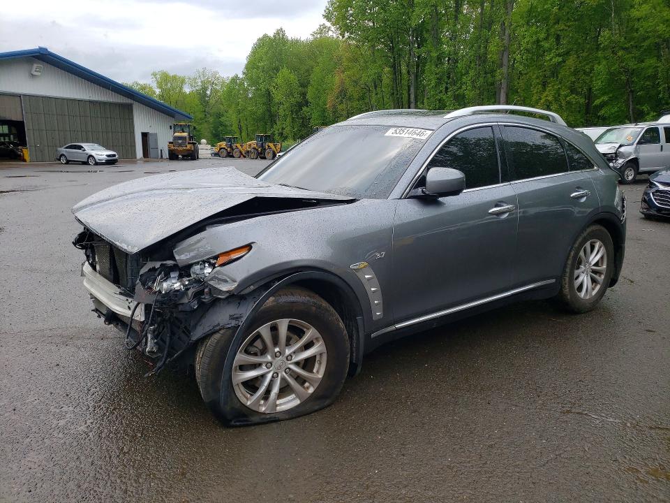 Aukcja sprzedaży 2017 Infiniti Qx70, vin: JN8CS1MW5HM413813, numer aukcji: 53514646