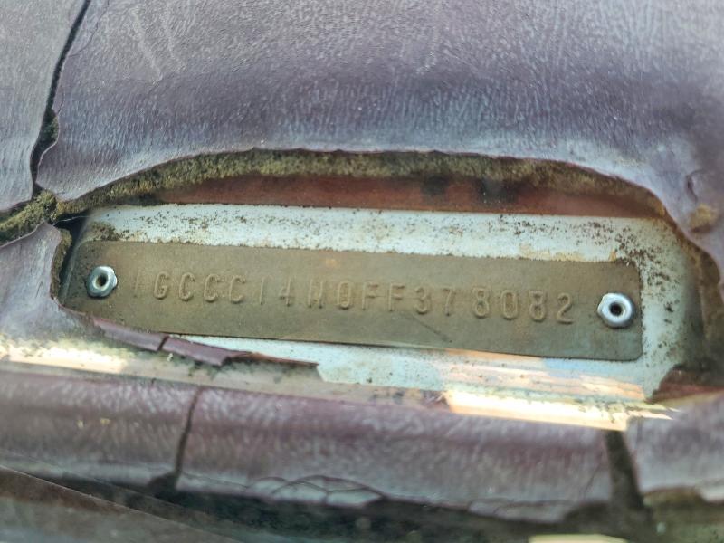55395766 :رقم المزاد ، 1GCCC14N0FF378082 vin ، 1985 Chevrolet C10 مزاد بيع