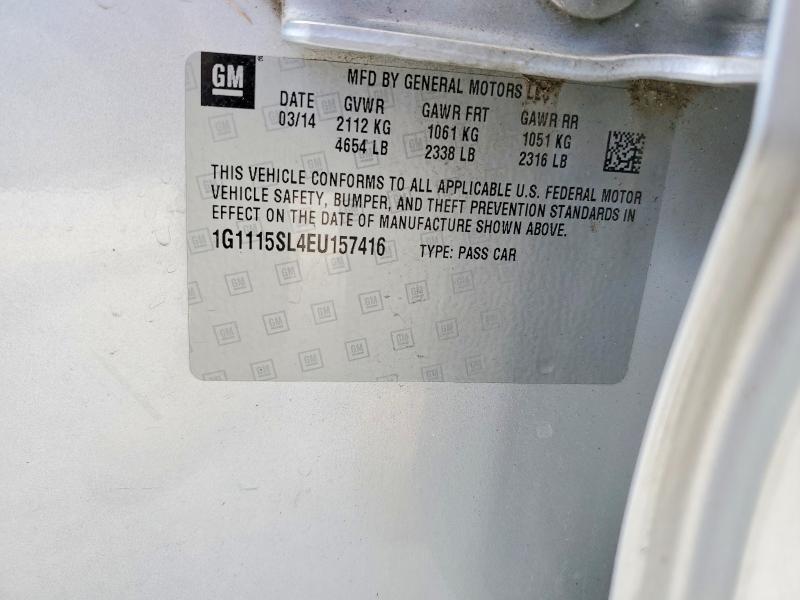 Aukcja sprzedaży 2014 Chevrolet Impala, vin: 1G1115SL4EU157416, numer aukcji: 52218356