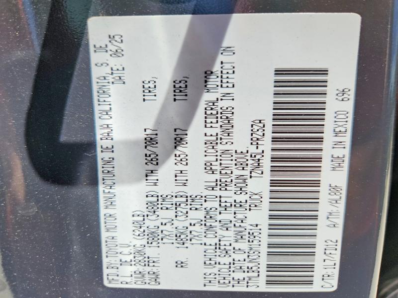 Aukcja sprzedaży 2025 Toyota Tacoma, vin: 3TMLB5JN3SM159514, numer aukcji: 53251456