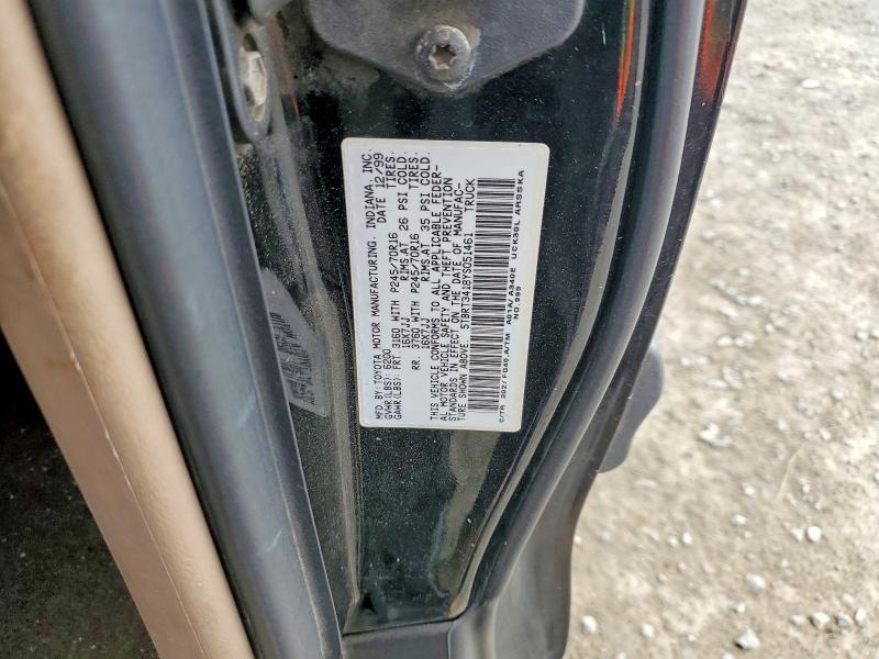 2000 Toyota Tundra მანქანა იყიდება აუქციონზე, vin: 5TBRT3418YS051461, აუქციონის ნომერი: 53417716