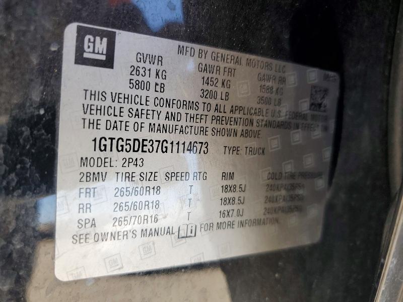 Aukcja sprzedaży 2016 Gmc Canyon, vin: 1GTG5DE37G1114673, numer aukcji: 54533216