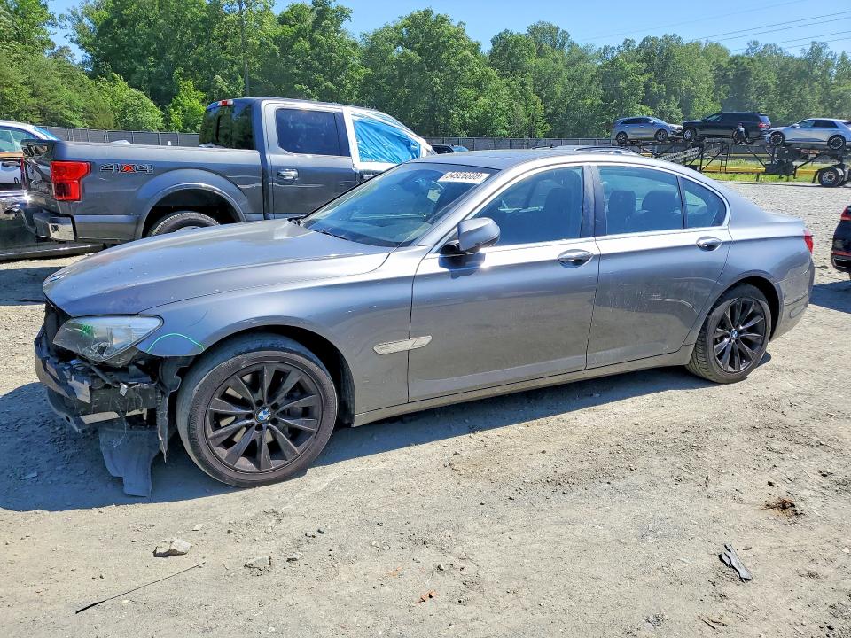 2014 Bmw 740 მანქანა იყიდება აუქციონზე, vin: WBAYA6C54ED144335, აუქციონის ნომერი: 54926686