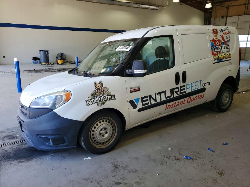 51273546 :رقم المزاد ، ZFBERFAB0H6H30360 vin ، 2017 Ram Promaster City مزاد بيع